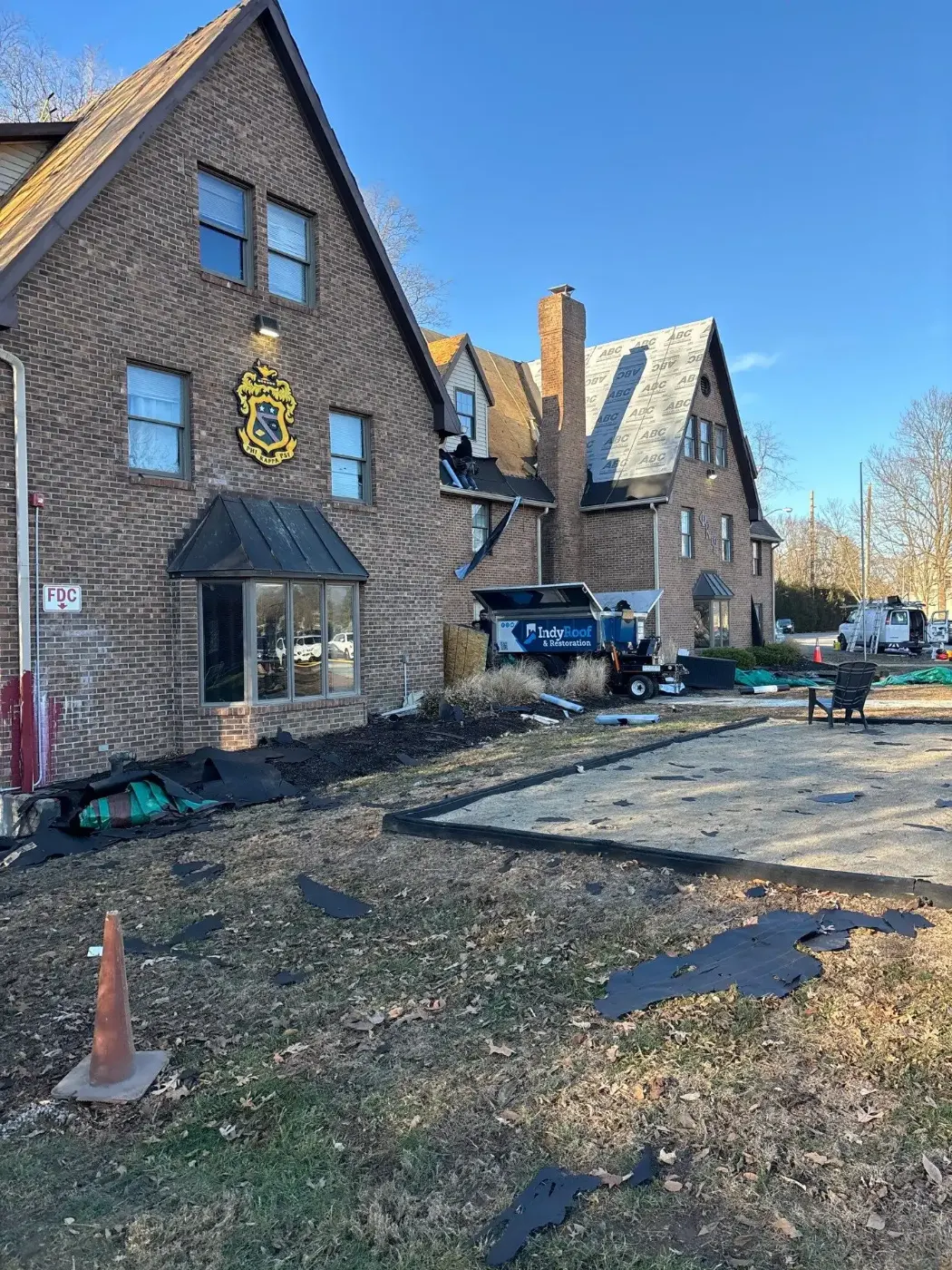 Commercial roof inspection documented in Old Town Carmel