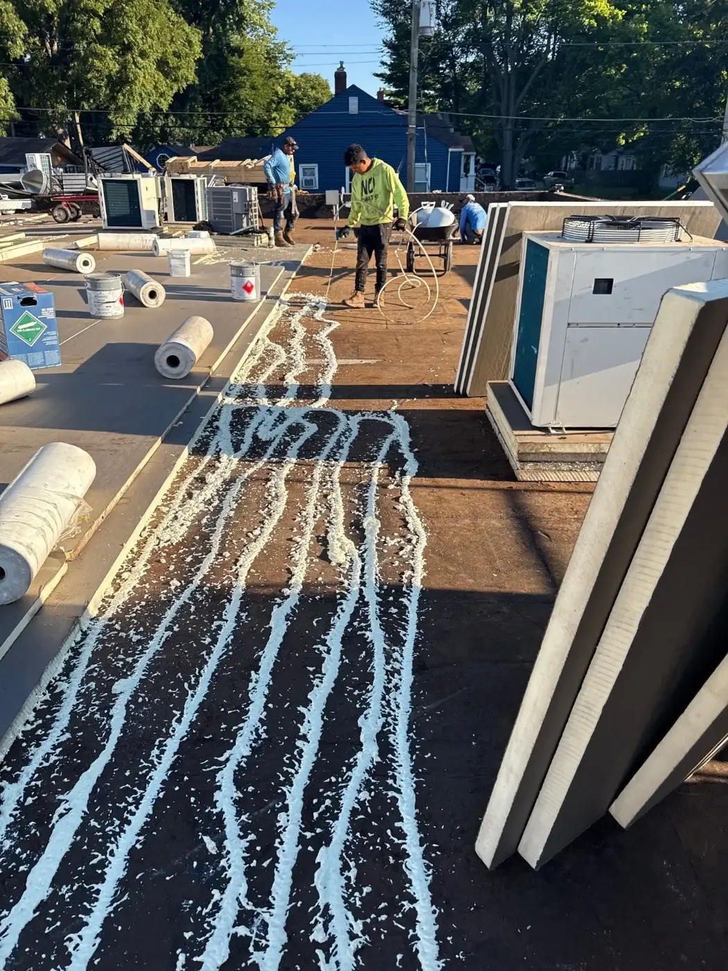 Membrane repair completed in Old Town Carmel